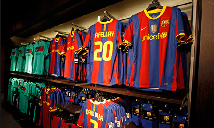 barcelona merchandise shop