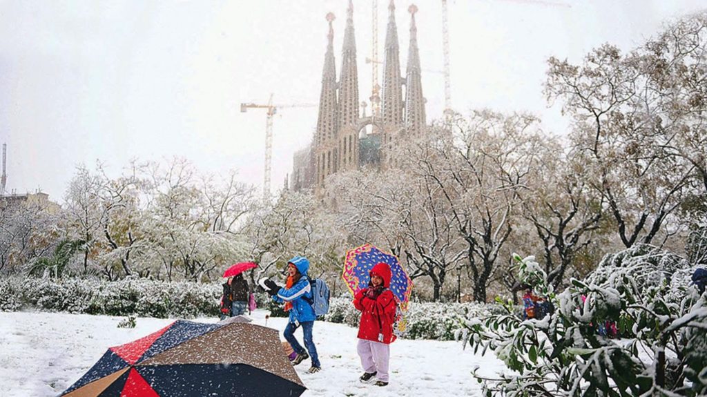 barcelona winter travel