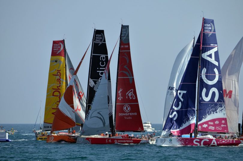 boats competing in the 2024 America's Cup